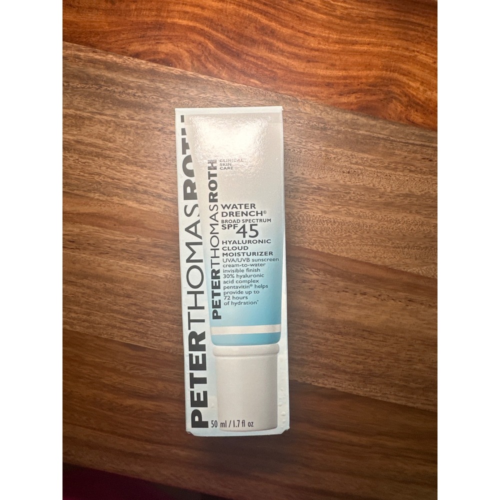 Peter Thomas Roth Water Drench Hyaluronic Cloud Moisturizer SPF 45 1.7oz New